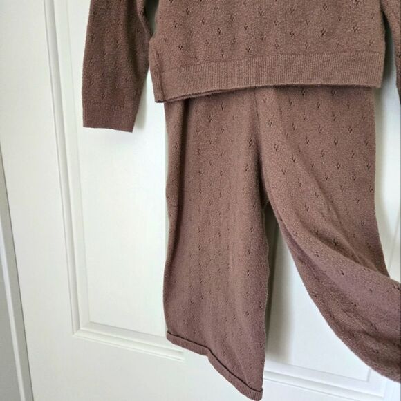GAP Brown Knit Sweater and Pants Set Size 3 - Picture 2 of 5